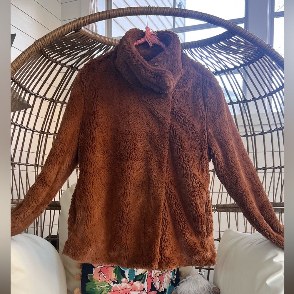 Patagonia W's Pelage women’s furry brown Jacket small